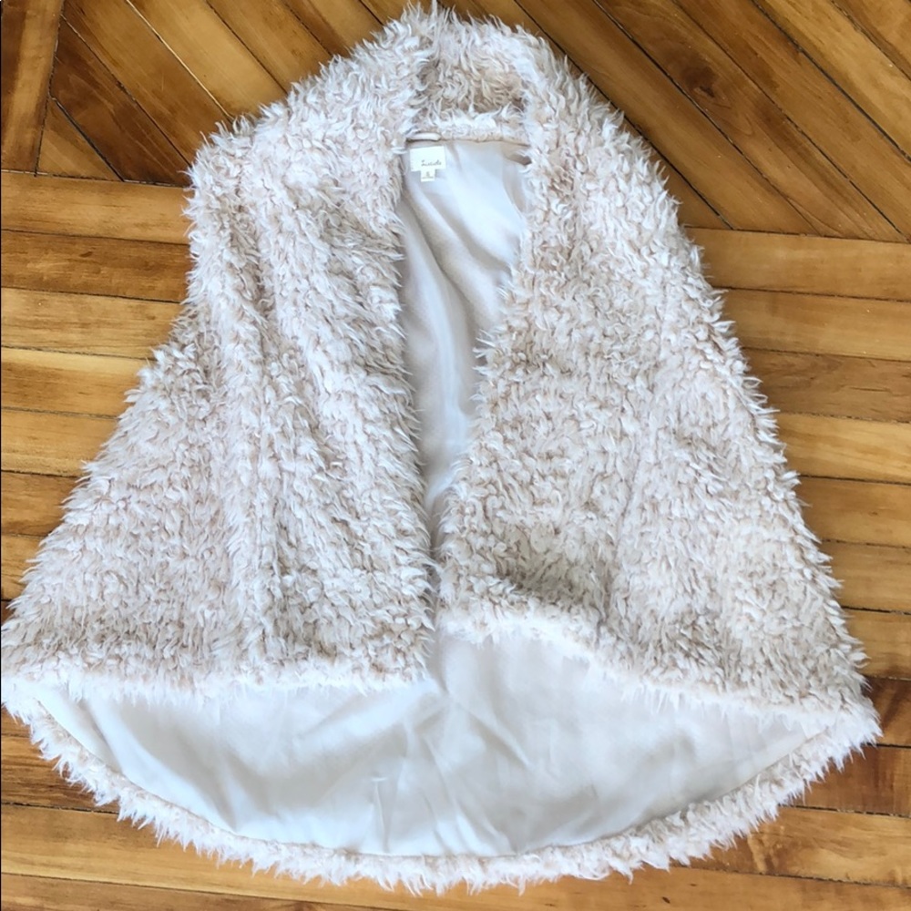 Soft fuzzy vest